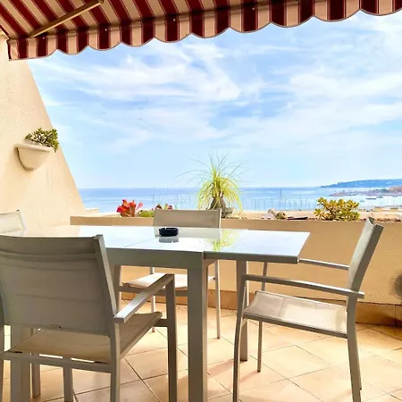 Mansfield Vue Carte Postale Terrasse Piscine Calme Port A 200m A Pied Daire Menton